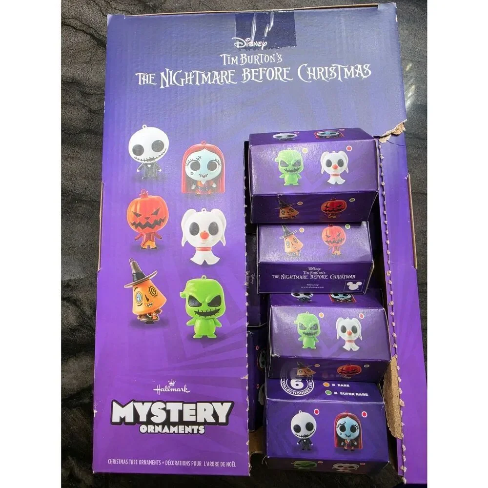 Lot of 5 Limited Edition Disney Nightmare Before Christmas Mystery Ornaments